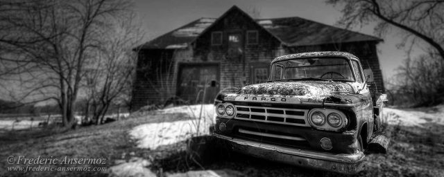 Fargo Truck and Abandoned Barn